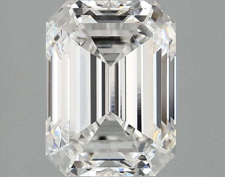 2.88 Carat Emerald Shaped Excellent Cut VS1 IGI Certified Lab Grown Diamond