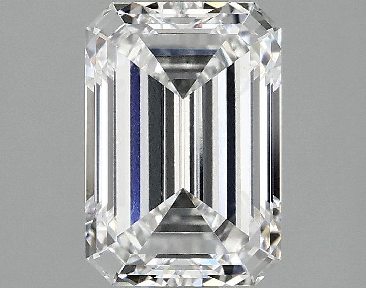 2.01 Carat Emerald Shaped Ideal Cut VVS2 IGI Certified Lab Grown Diamond