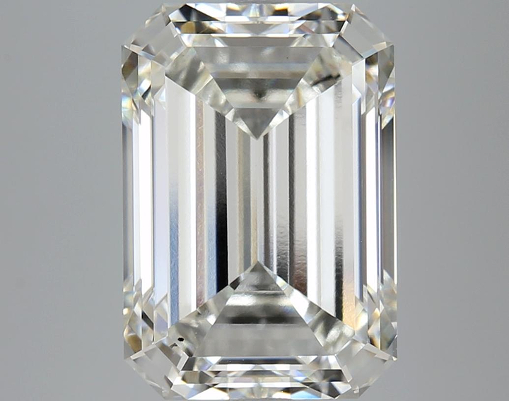 6.98 Carat Emerald Shaped Ideal Cut VS2 IGI Certified Lab Grown Diamond