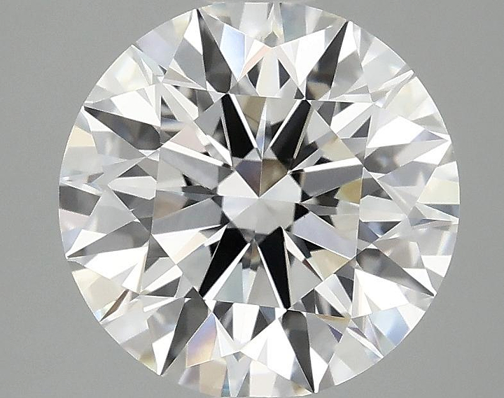 3.07 Carat Round Shaped Ideal Cut VVS2 IGI Certified Lab Grown Diamond