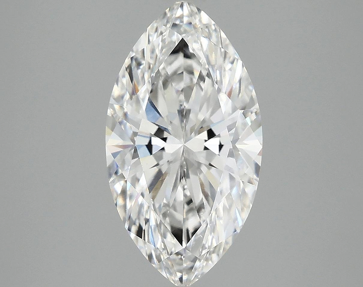 3.01 Carat Marquise Shaped Excellent Cut VVS2 IGI Certified Lab Grown Diamond
