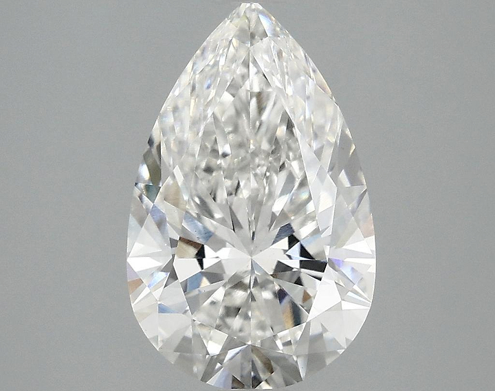 2.51 Carat Pear Shaped Ideal Cut VVS2 IGI Certified Lab Grown Diamond
