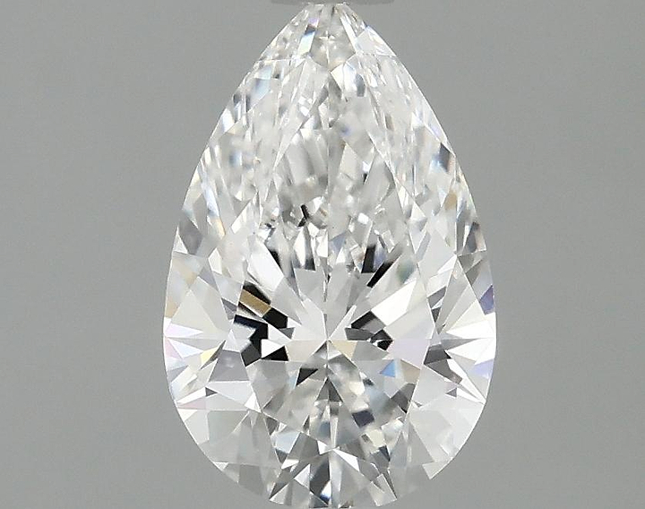 1.09 Carat Pear Shaped Ideal Cut VVS2 IGI Certified Lab Grown Diamond