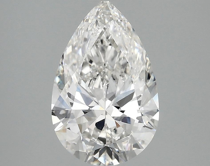 2.01 Carat Pear Shaped Ideal Cut VVS2 IGI Certified Lab Grown Diamond