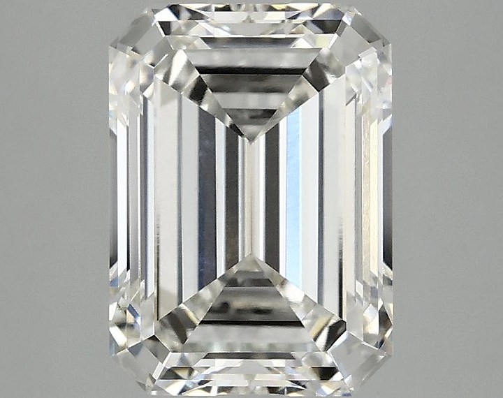 3.04 Carat Emerald Shaped Excellent Cut VS1 IGI Certified Lab Grown Diamond