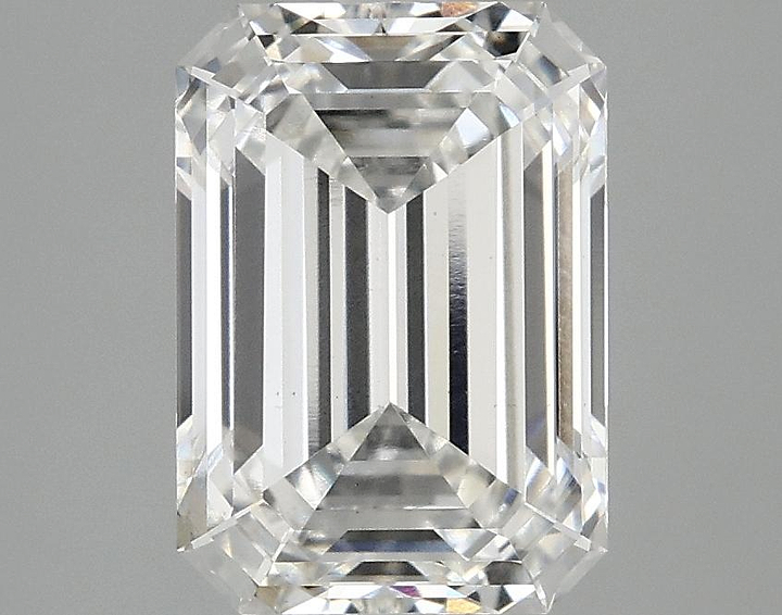3.09 Carat Emerald Shaped Ideal Cut VS1 IGI Certified Lab Grown Diamond