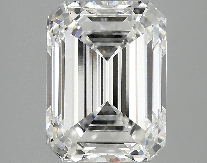 3.09 Carat Emerald Shaped Excellent Cut VS1 IGI Certified Lab Grown Diamond