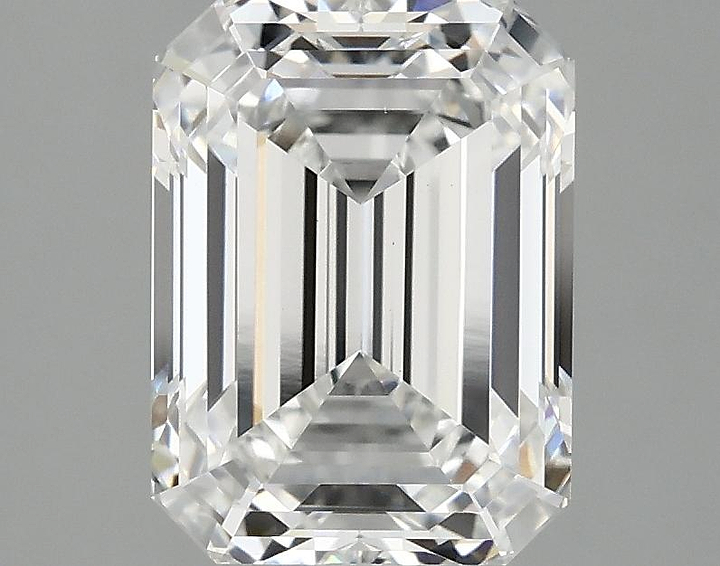3.04 Carat Emerald Shaped Excellent Cut VS1 IGI Certified Lab Grown Diamond