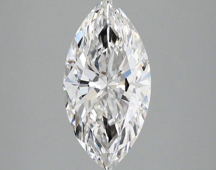 2.1 Carat Marquise Shaped Ideal Cut VS1 IGI Certified Lab Grown Diamond