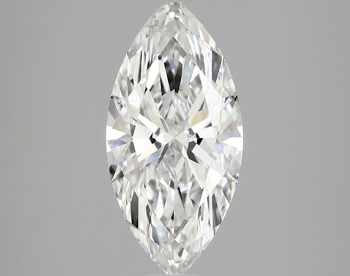 1.9 Carat Marquise Shaped Excellent Cut VVS2 IGI Certified Lab Grown Diamond