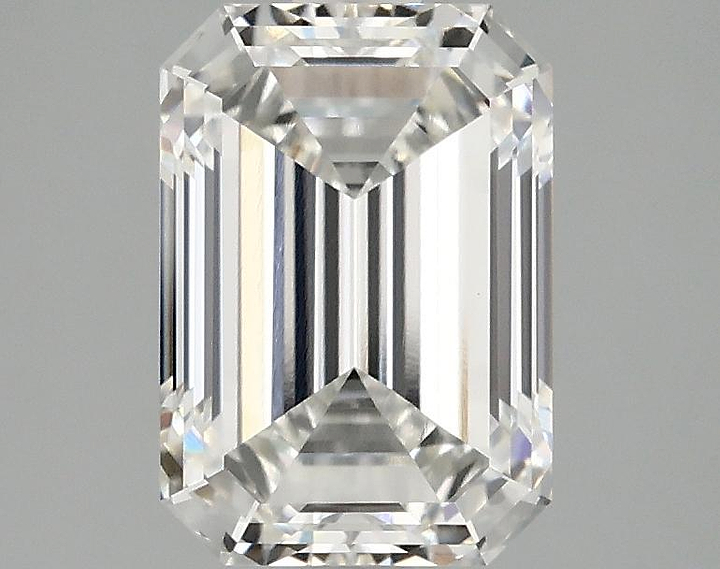 2.52 Carat Emerald Shaped Ideal Cut VVS2 IGI Certified Lab Grown Diamond