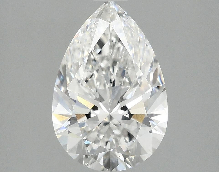 2.07 Carat Pear Shaped Excellent Cut VS1 IGI Certified Lab Grown Diamond