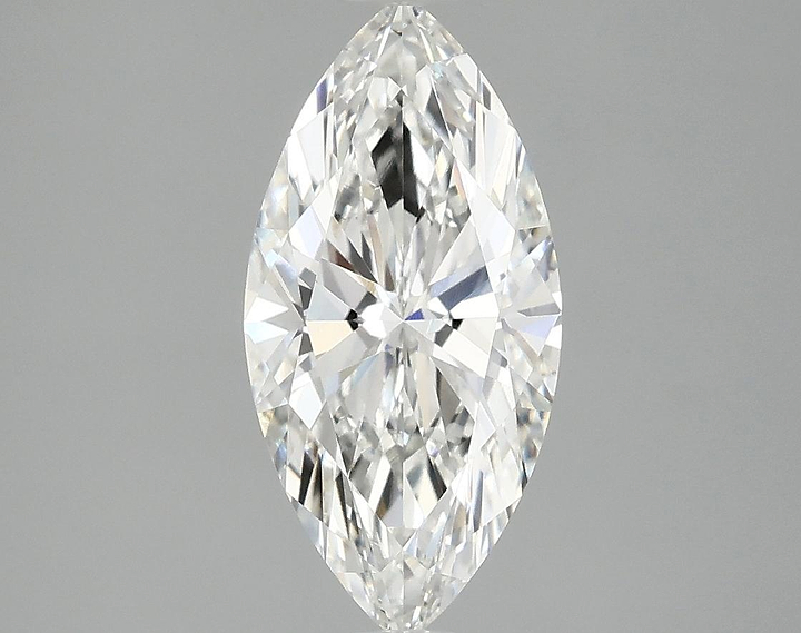 2.02 Carat Marquise Shaped Ideal Cut VVS2 IGI Certified Lab Grown Diamond