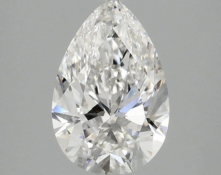 2.09 Carat Pear Shaped Excellent Cut VS2 IGI Certified Lab Grown Diamond