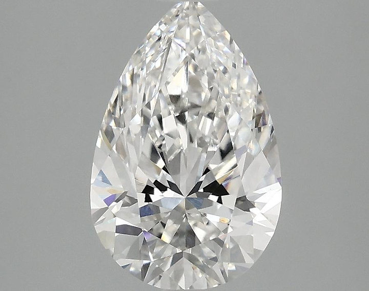 2.0 Carat Pear Shaped Ideal Cut VVS2 IGI Certified Lab Grown Diamond