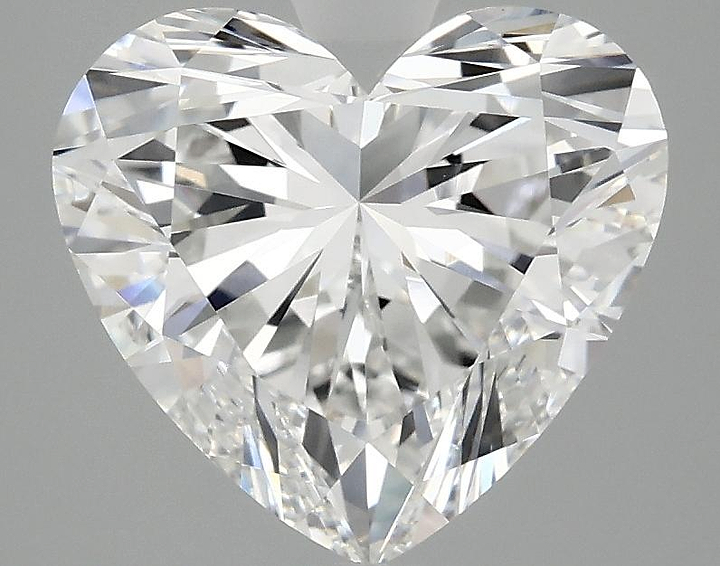 3.1 Carat Heart Shaped Ideal Cut VVS2 IGI Certified Lab Grown Diamond