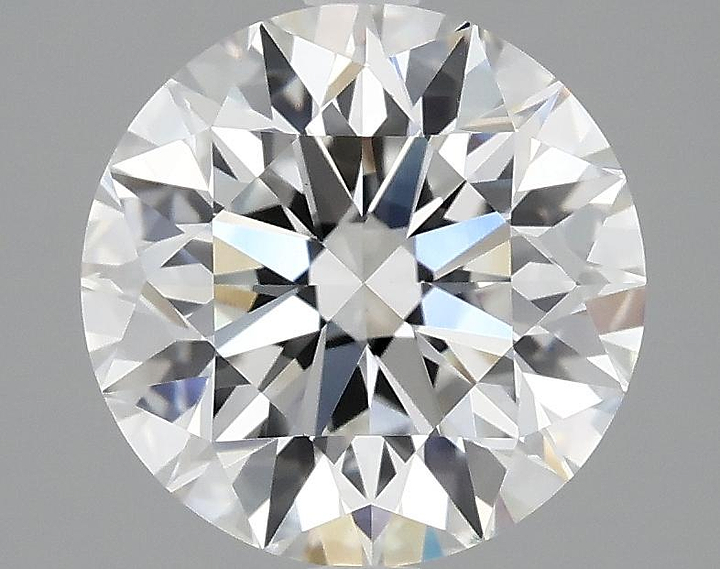 3.06 Carat Round Shaped Excellent Cut VVS2 IGI Certified Lab Grown Diamond