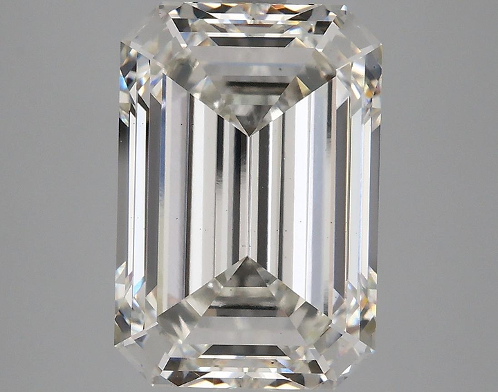 6.24 Carat Emerald Shaped Ideal Cut VS2 IGI Certified Lab Grown Diamond