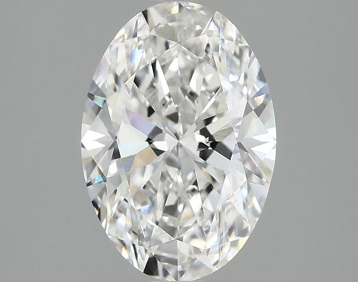 2.07 Carat Oval Shaped Ideal Cut VVS2 IGI Certified Lab Grown Diamond