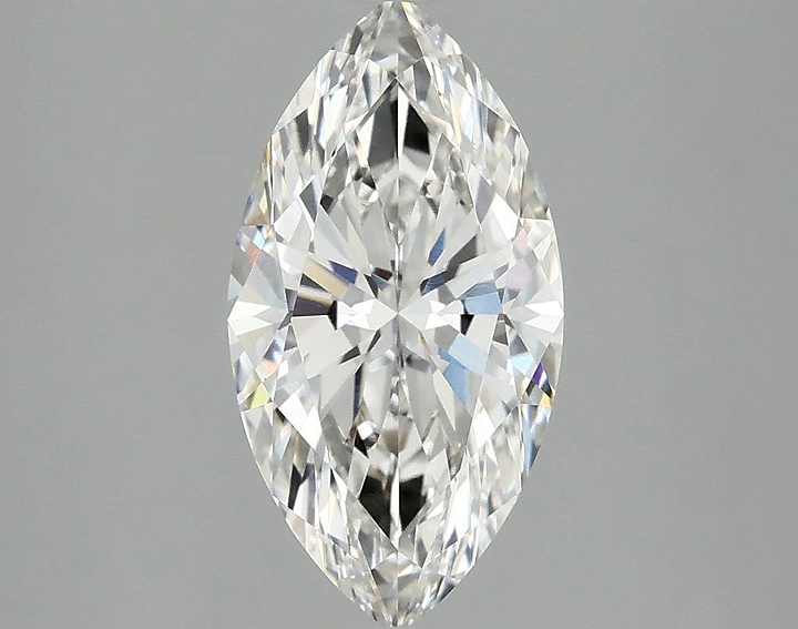 2.03 Carat Marquise Shaped Excellent Cut VVS2 IGI Certified Lab Grown Diamond