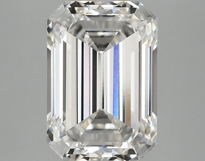 3.09 Carat Emerald Shaped Ideal Cut VS1 IGI Certified Lab Grown Diamond