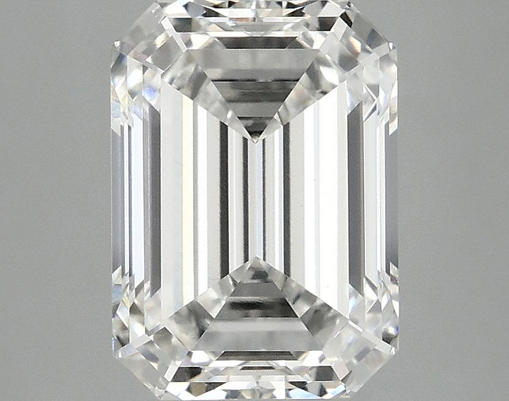 3.05 Carat Emerald Shaped Excellent Cut VS1 IGI Certified Lab Grown Diamond