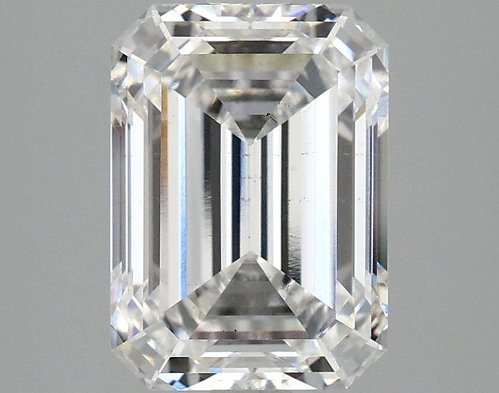 3.09 Carat Emerald Shaped Excellent Cut SI1 IGI Certified Lab Grown Diamond