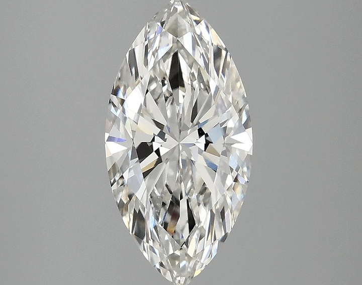 2.0 Carat Marquise Shaped Ideal Cut VVS2 IGI Certified Lab Grown Diamond