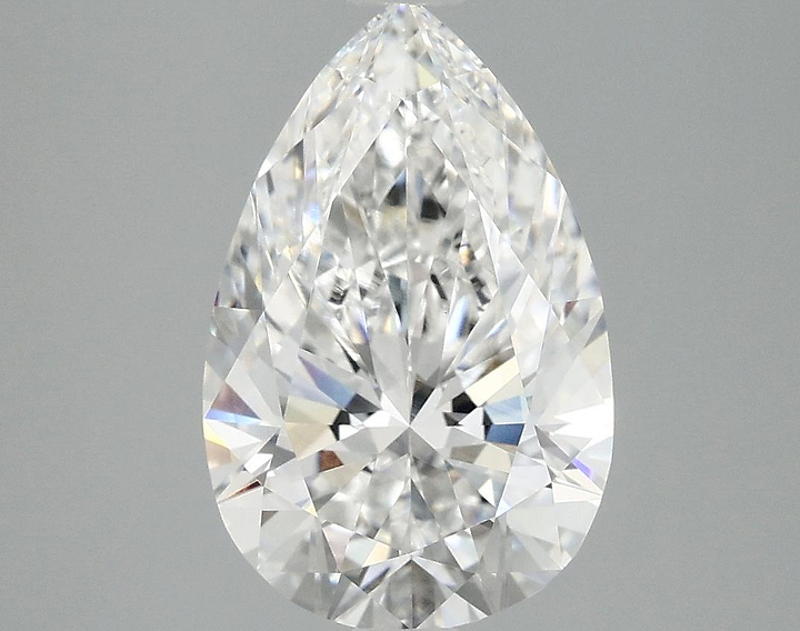 3.1 Carat Pear Shaped Ideal Cut VVS2 IGI Certified Lab Grown Diamond