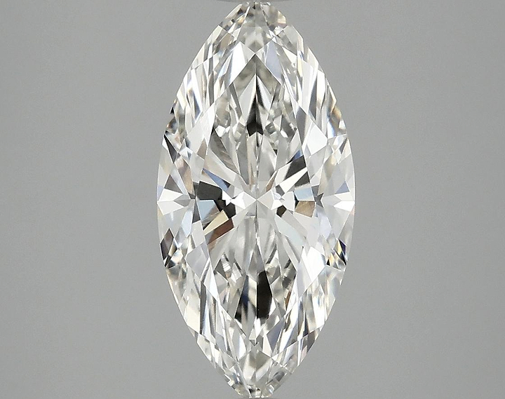 2.09 Carat Marquise Shaped Excellent Cut VVS2 IGI Certified Lab Grown Diamond