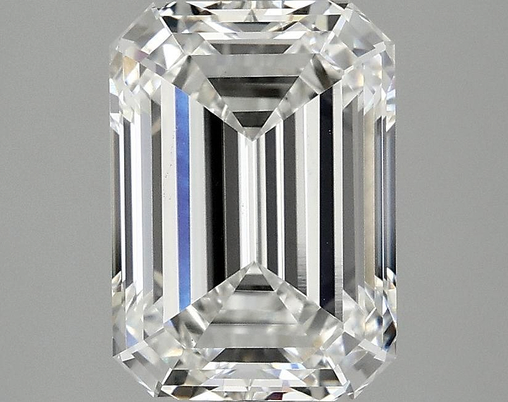 3.08 Carat Emerald Shaped Ideal Cut VS1 IGI Certified Lab Grown Diamond