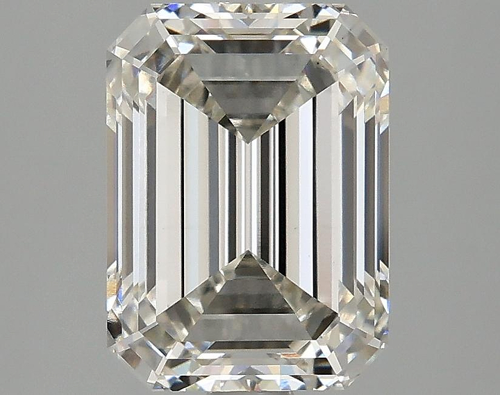 3.09 Carat Emerald Shaped Excellent Cut VS1 IGI Certified Lab Grown Diamond