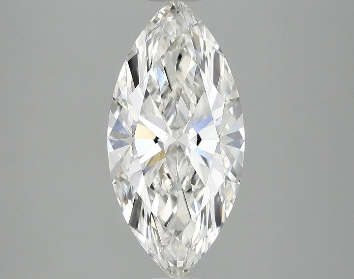 2.05 Carat Marquise Shaped Excellent Cut VVS2 IGI Certified Lab Grown Diamond