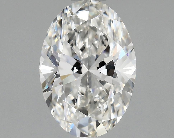 0.97 Carat Oval Shaped Ideal Cut VVS2 IGI Certified Lab Grown Diamond