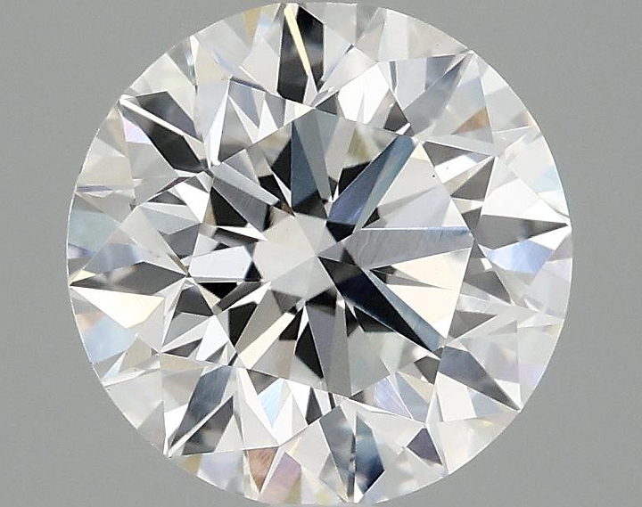 3.08 Carat Round Shaped Excellent Cut VS1 IGI Certified Lab Grown Diamond