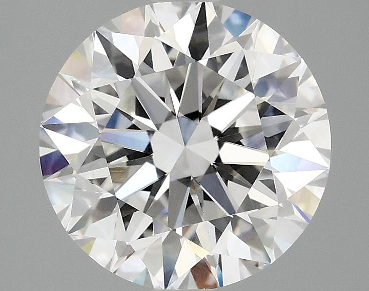 3.08 Carat Round Shaped Excellent Cut VVS2 IGI Certified Lab Grown Diamond