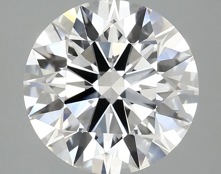 3.08 Carat Round Shaped Ideal Cut VVS2 IGI Certified Lab Grown Diamond