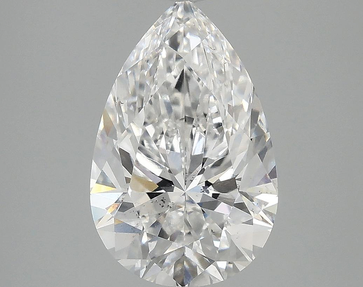 3.08 Carat Pear Shaped Ideal Cut SI1 IGI Certified Lab Grown Diamond