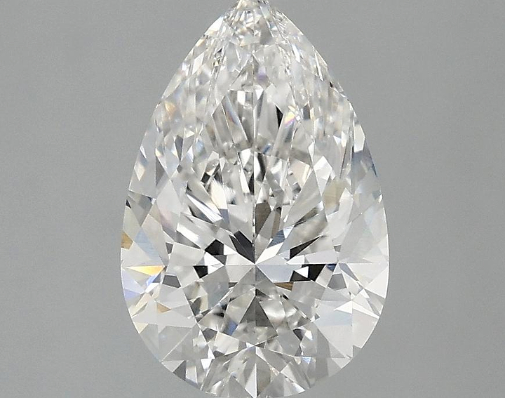 1.92 Carat Pear Shaped Excellent Cut VVS2 IGI Certified Lab Grown Diamond