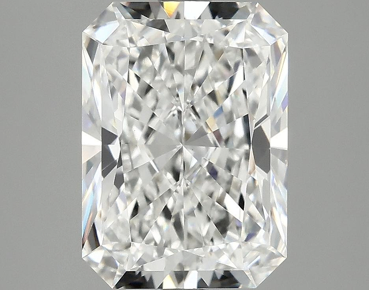 4.09 Carat Radiant Shaped Ideal Cut VVS2 IGI Certified Lab Grown Diamond