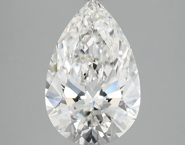 3.05 Carat Pear Shaped Ideal Cut VS1 IGI Certified Lab Grown Diamond