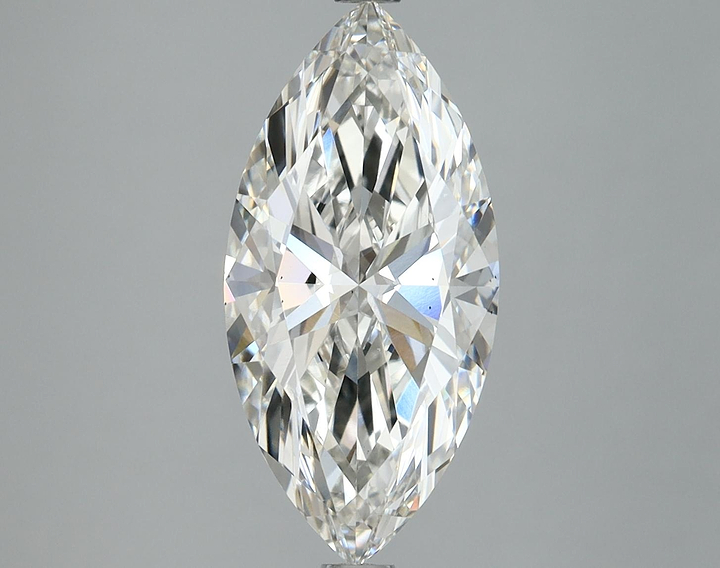 1.97 Carat Marquise Shaped Excellent Cut VVS2 IGI Certified Lab Grown Diamond