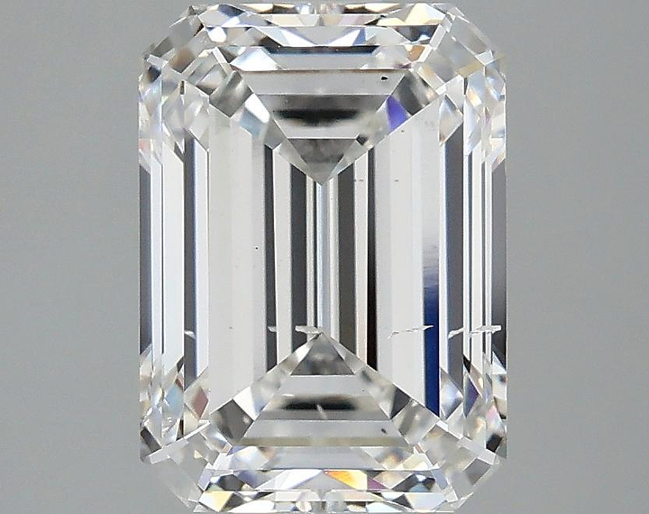 3.05 Carat Emerald Shaped Excellent Cut SI1 IGI Certified Lab Grown Diamond