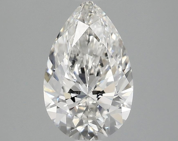 1.58 Carat Pear Shaped Ideal Cut VVS1 IGI Certified Lab Grown Diamond