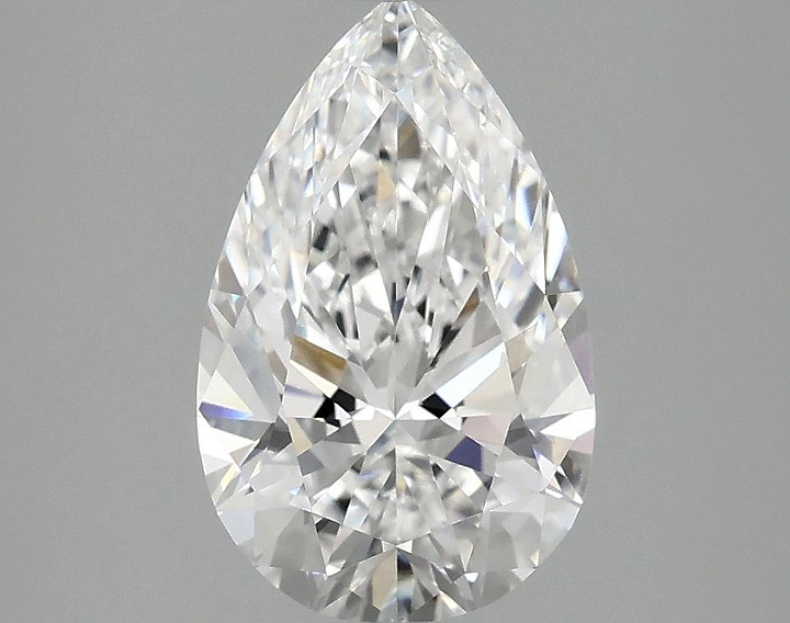2.1 Carat Pear Shaped Ideal Cut VVS2 IGI Certified Lab Grown Diamond