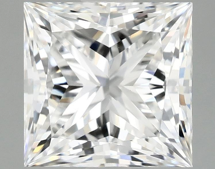 2.08 Carat Princess Shaped Ideal Cut VVS2 IGI Certified Lab Grown Diamond