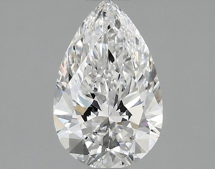 0.98 Carat Pear Shaped Ideal Cut VVS2 IGI Certified Lab Grown Diamond