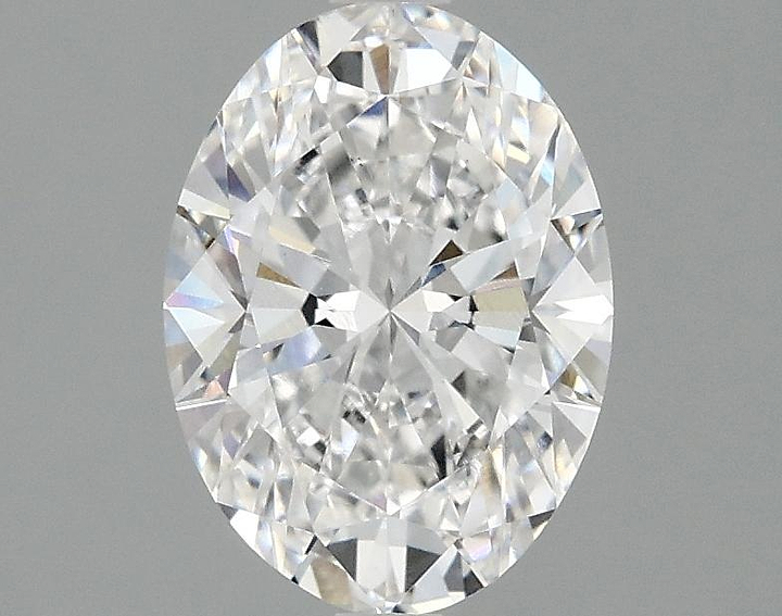 1.63 Carat Oval Shaped Ideal Cut VVS2 IGI Certified Lab Grown Diamond
