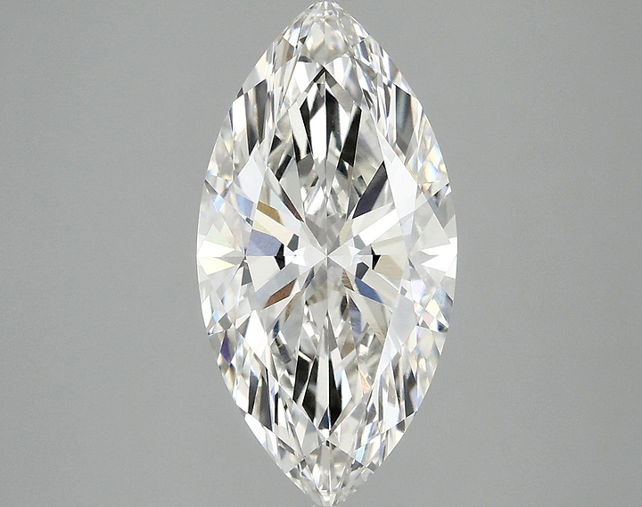 3.05 Carat Marquise Shaped Ideal Cut VVS2 IGI Certified Lab Grown Diamond