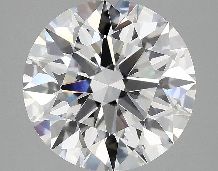 3.08 Carat Round Shaped Ideal Cut VVS2 IGI Certified Lab Grown Diamond